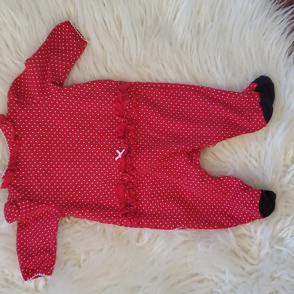 Little Me Red & White Christmas Bodysuit - 3M (EUC) - Picture 7 of 7